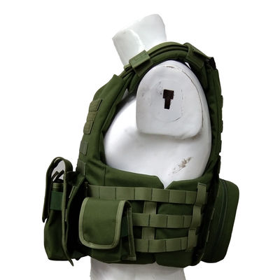 Aramid / PE NIJ IIIA One Click Quick Release Detachable Tactical Bulletproof Vest  For Easy Removal In Emergencies