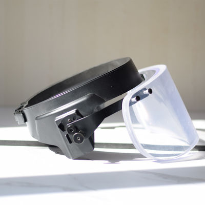 High Strength Bulletproof Glass High Transmittance Face Shield NIJ IIIA