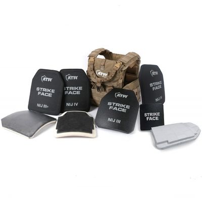Military Police Protective Equipment Insert Protective Secutiry PE Bulletproof Plates NIJ III/IV