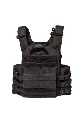 NIJ IIIA Black Tactical Military Ballistic Vest Level 4 Plate Carrier