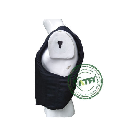 Black Aramid Military Ballistic Vest VIP Concealed Body Armor