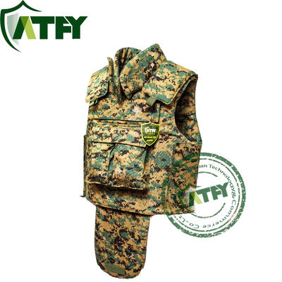 Full Body Military Ballistic Vest Armor Kevlar Body Suit Lightweight